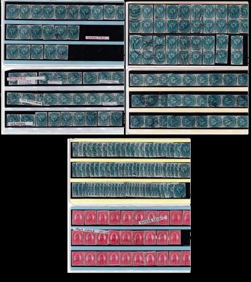 Union Pictorals COILS study lot - strips, pairs, singles + varieties see images