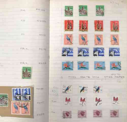 RSA 1st Defns. Large study lot / postmarks - unchecked - various printings - see images