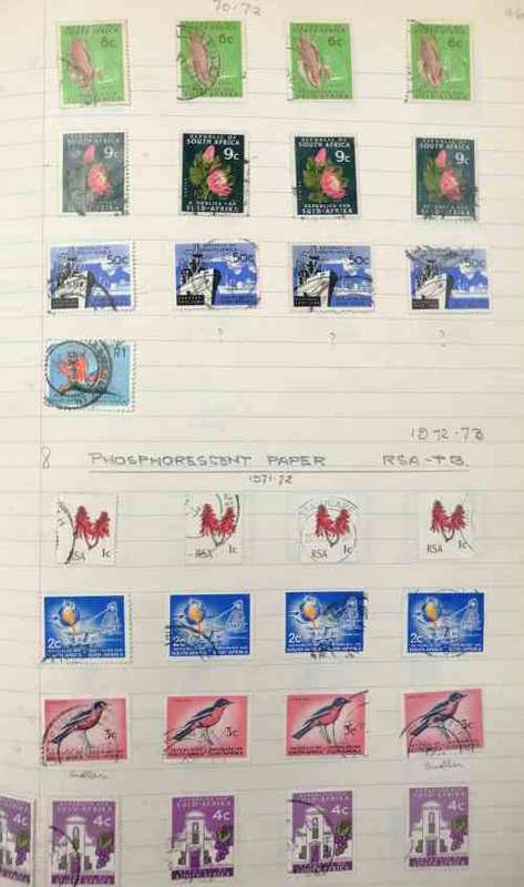 RSA 1st Defns. Large study lot / postmarks - unchecked - various printings - see images