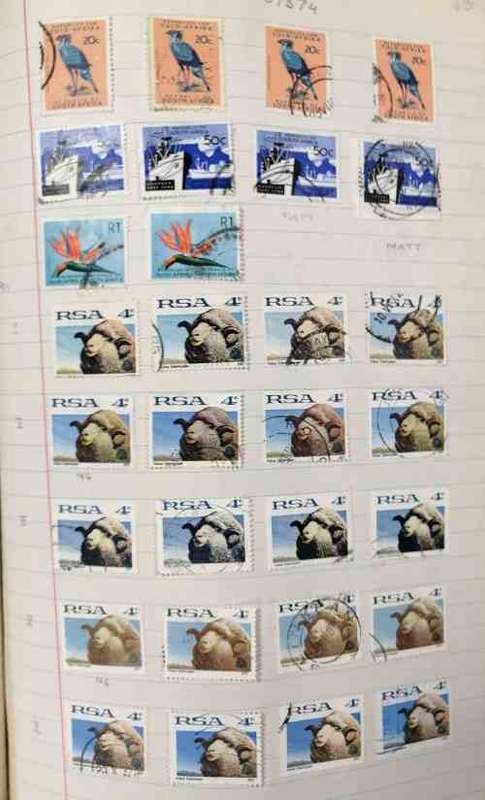 RSA 1st Defns. Large study lot / postmarks - unchecked - various printings - see images