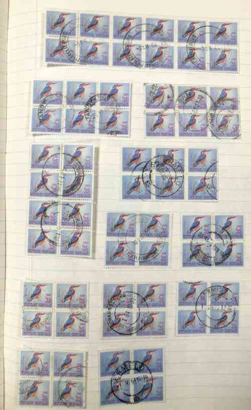 RSA 1st Defns. Large study lot / postmarks - unchecked - various printings - see images