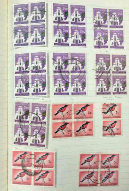 RSA 1st Defns. Large study lot / postmarks - unchecked - various printings - see images