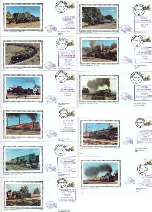 RSA `The brush with steam safari` set of 11 covers - good condition