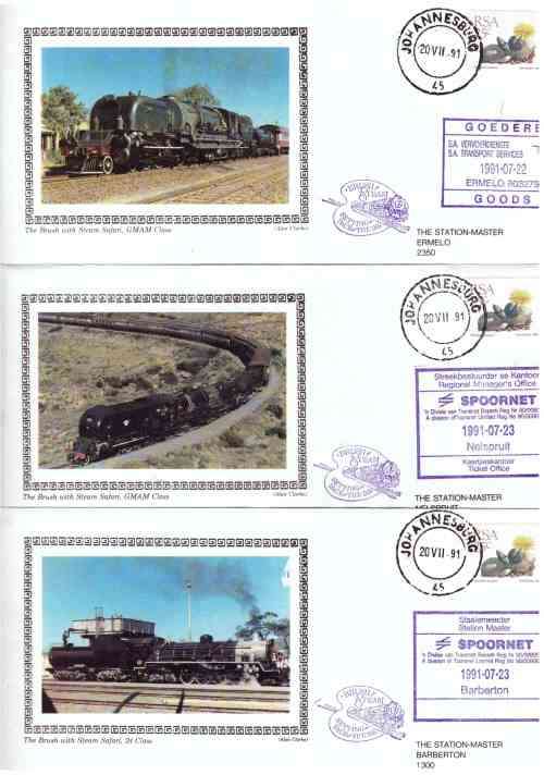 RSA `The brush with steam safari` set of 11 covers - good condition