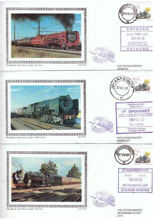 RSA `The brush with steam safari` set of 11 covers - good condition