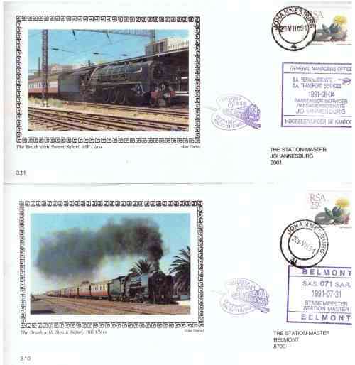 RSA `The brush with steam safari` set of 11 covers - good condition
