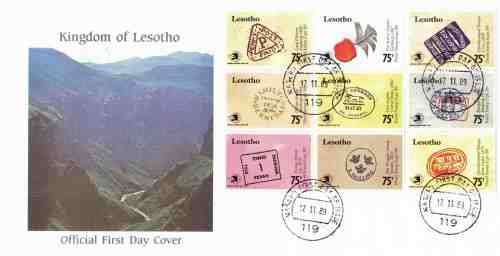 Lesotho SCARCER covers x 9 ( Fresh ) incl. the scarce Papal visit covers x 2