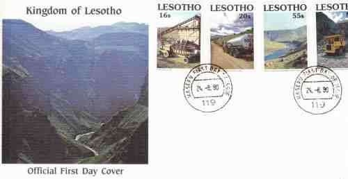 Lesotho SCARCER covers x 9 ( Fresh ) incl. the scarce Papal visit covers x 2