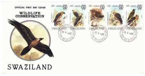 Scarce Swaziland 1983 Wildlife conservation cover