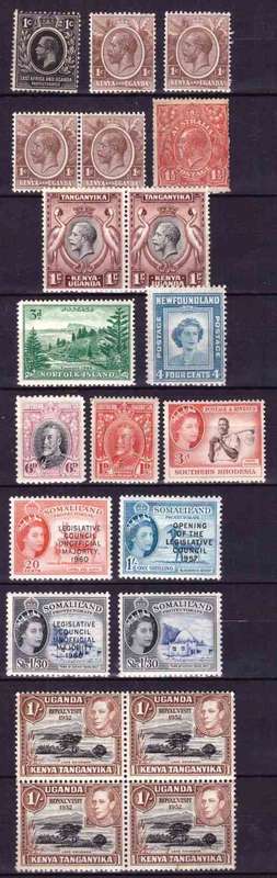 Interesting Colonies / commonwealth Mint selection