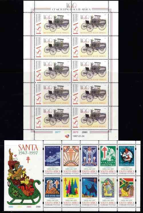Later / Modern RSA m/sheets selection - MNH & some CTO