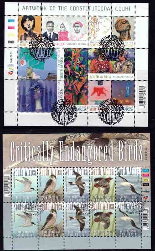 Later / Modern RSA m/sheets selection - MNH & some CTO