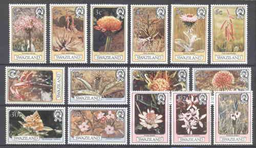 Swaziland 1980 Flowers Definitive set MinT*