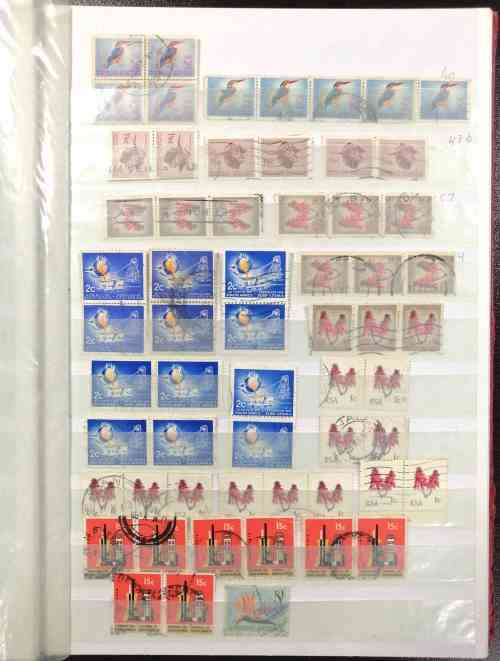 RSA POSTAL USED collection some earlier but mostly scarcer modern issues in 32 side stockbook