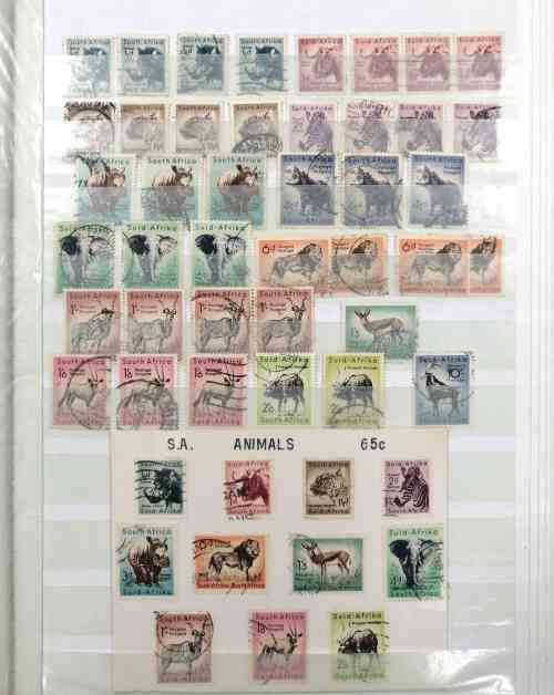RSA POSTAL USED collection some earlier but mostly scarcer modern issues in 32 side stockbook