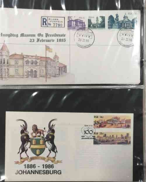 30 + RSA interesting commemorative ( some signed) covers in binder album see images