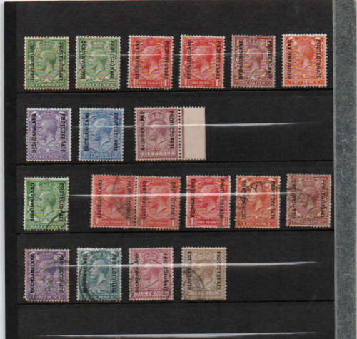 BECHUANALAND 1890-1913 HV CV +/- R 3360.00