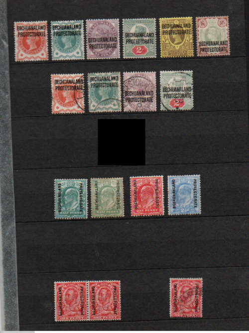 BECHUANALAND 1890-1913 HV CV +/- R 3360.00