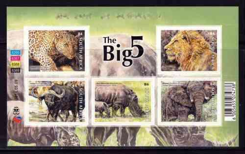 RSA The Big 5 (2014) sheetlet Unmounted mint