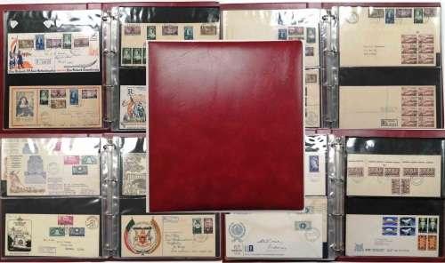 Union covers x 36 in binder album - different stamps layouts see images