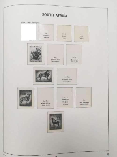 Sa union S.G. album (unstocked) in box sleeve - 25 + pages incl. dues, officials etc see images