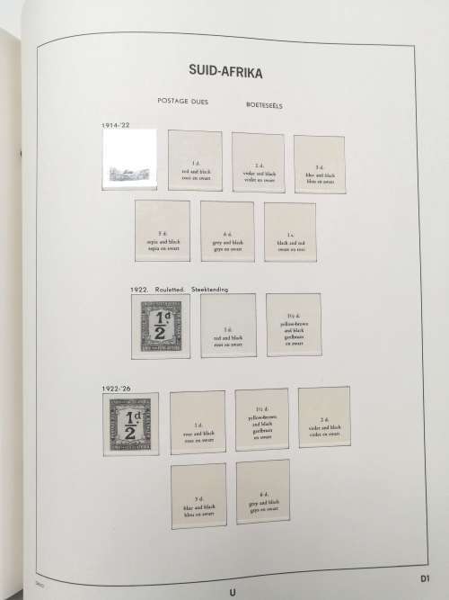 Sa union S.G. album (unstocked) in box sleeve - 25 + pages incl. dues, officials etc see images
