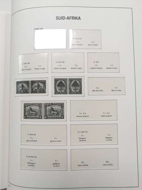 Sa union S.G. album (unstocked) in box sleeve - 25 + pages incl. dues, officials etc see images