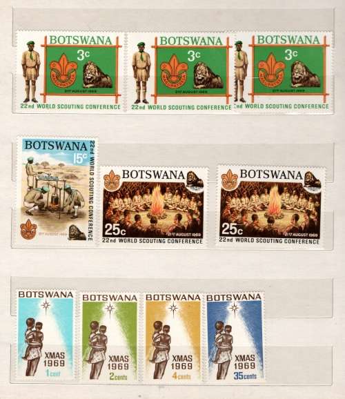 Selection of Botswana stamps,blocks etc unmounted mint (SEE SCANS !!!)