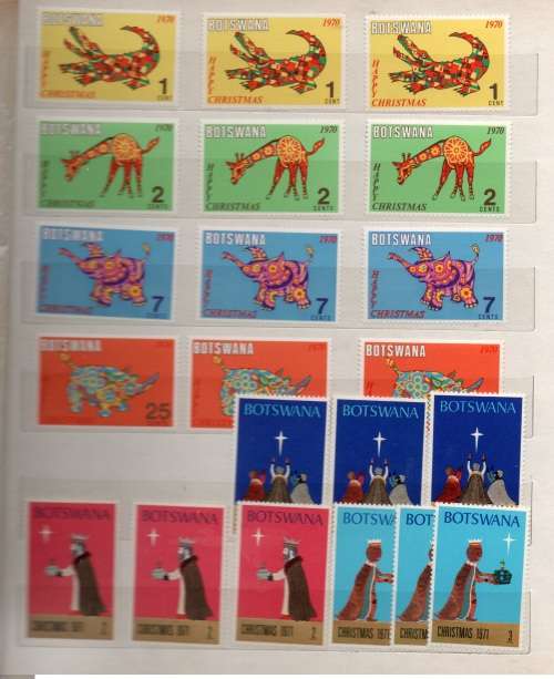 Selection of Botswana stamps,blocks etc unmounted mint (SEE SCANS !!!)
