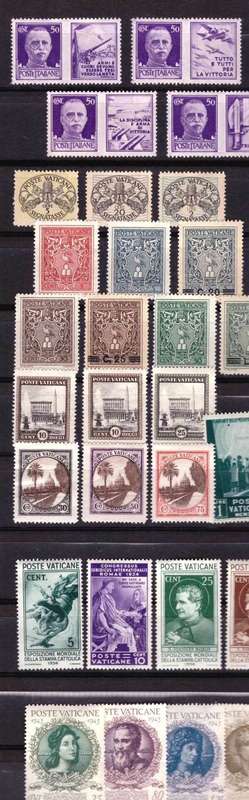 Nice Italy & Vatican all Mint* selection - see scans