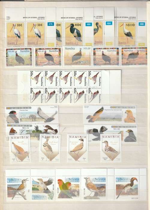 Modern Namibia & some S.W.A. BIRDS thematics selection U.M.M. see 4 scans