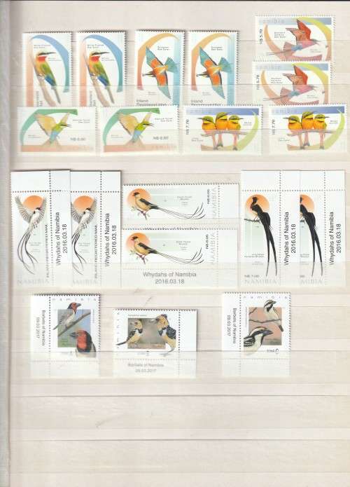 Modern Namibia & some S.W.A. BIRDS thematics selection U.M.M. see 4 scans