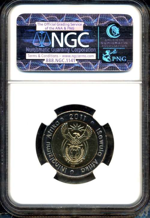 RSA 2001 R 5  90th Anniversary Coin (1)  - MS 66 Graded - Condition as per images