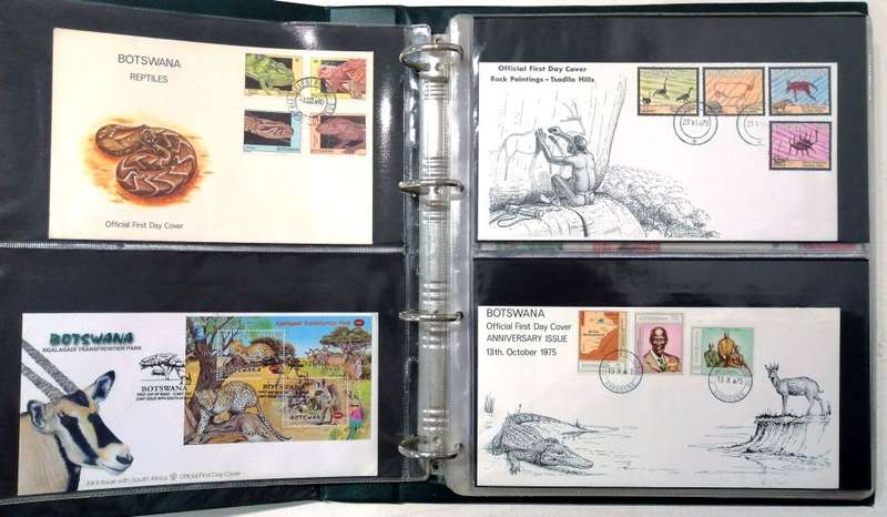 Mixed Africa covers x 46 (Fresh) - Bots, Malawi, Moz, Zambia, Zim in binder