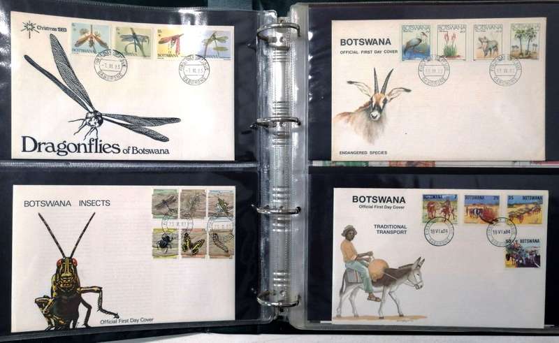 Mixed Africa covers x 46 (Fresh) - Bots, Malawi, Moz, Zambia, Zim in binder