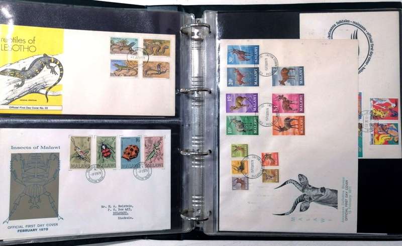 Mixed Africa covers x 46 (Fresh) - Bots, Malawi, Moz, Zambia, Zim in binder
