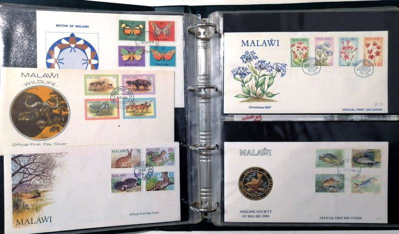 Mixed Africa covers x 46 (Fresh) - Bots, Malawi, Moz, Zambia, Zim in binder
