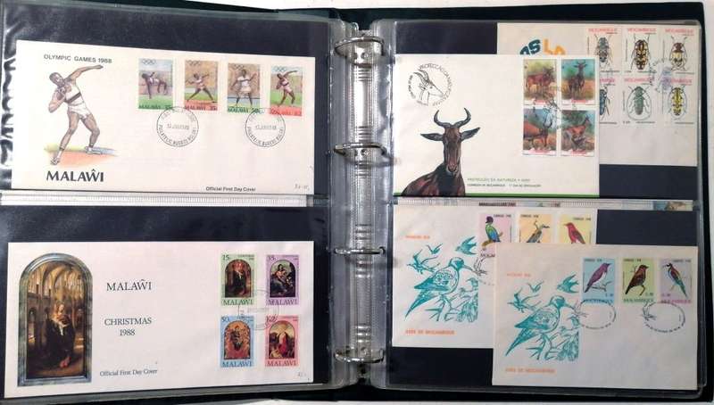Mixed Africa covers x 46 (Fresh) - Bots, Malawi, Moz, Zambia, Zim in binder