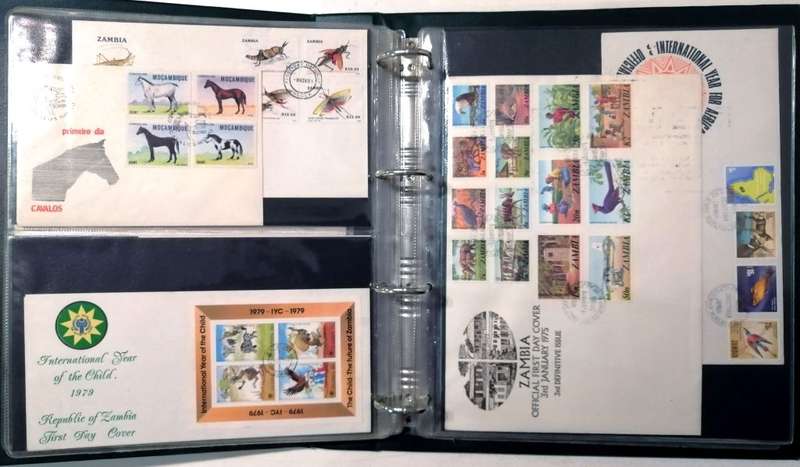 Mixed Africa covers x 46 (Fresh) - Bots, Malawi, Moz, Zambia, Zim in binder