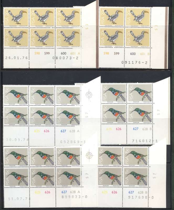 RSA 2nd Defn. Issue selection of superb controls - see 8 scans - different dates in A & B