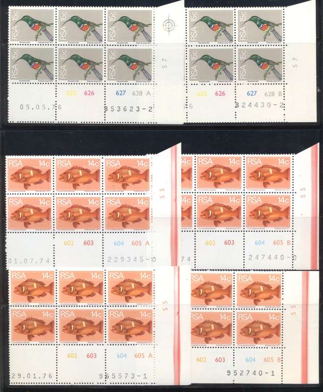 RSA 2nd Defn. Issue selection of superb controls - see 8 scans - different dates in A & B
