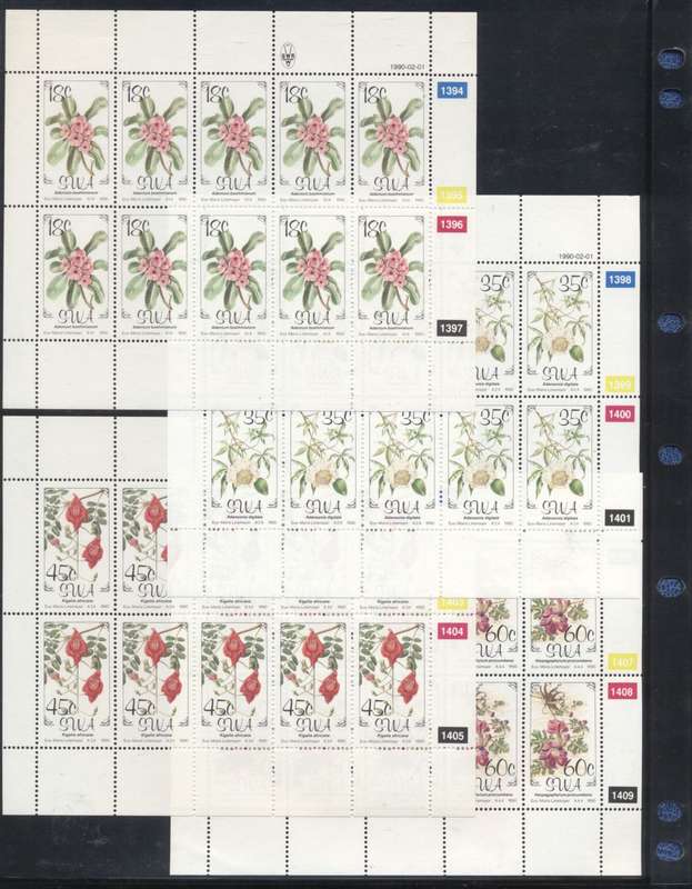 S.W.A. 35 x Full Sheets Sets Superb - Great Accumulation - Nice black pages in binder file