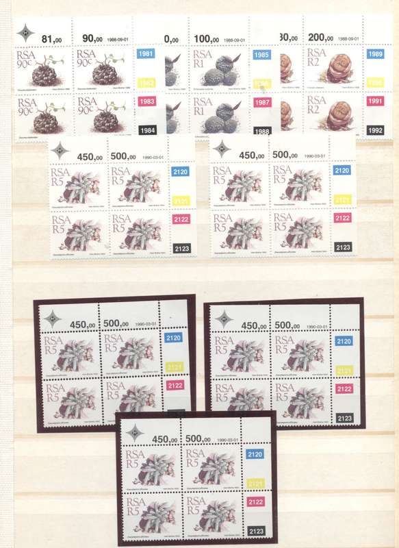 Lovely RSA 80s/90s incl definitives collection in 32 side Lighthouse album