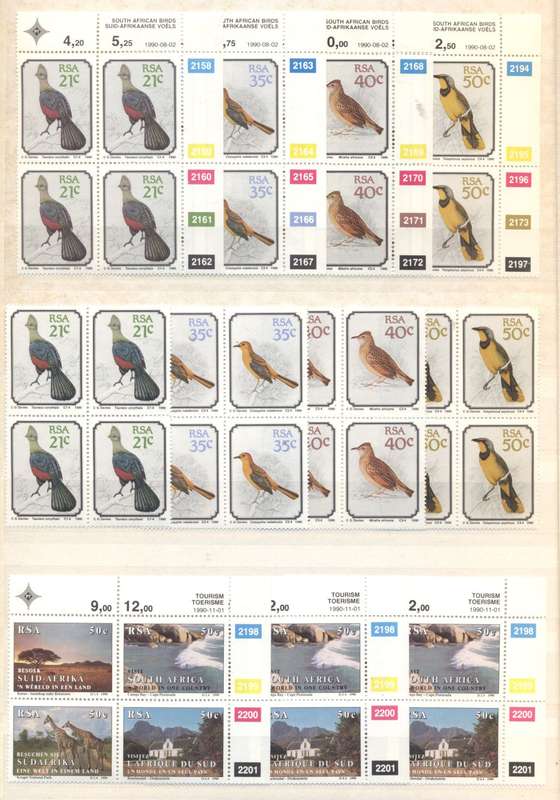 Lovely RSA 80s/90s incl definitives collection in 32 side Lighthouse album