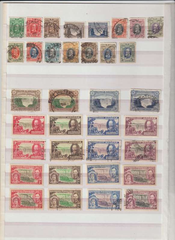 Southern Rhodesia 1898 - 1953 high CV selection (See Scans !!!)