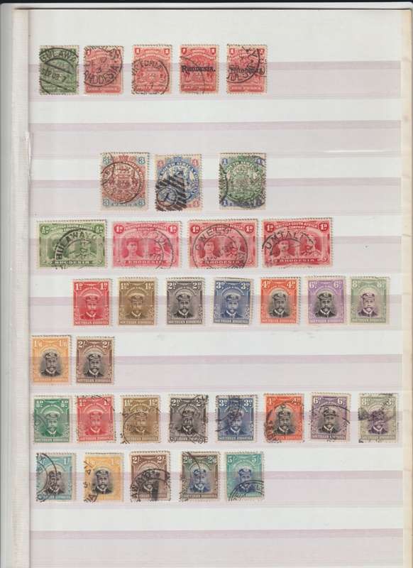 Southern Rhodesia 1898 - 1953 high CV selection (See Scans !!!)
