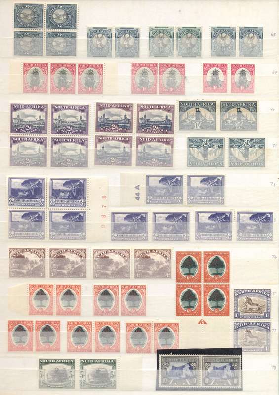 Union Hyphenated Issues Pictorals MLH & Used selection - see 2 scans