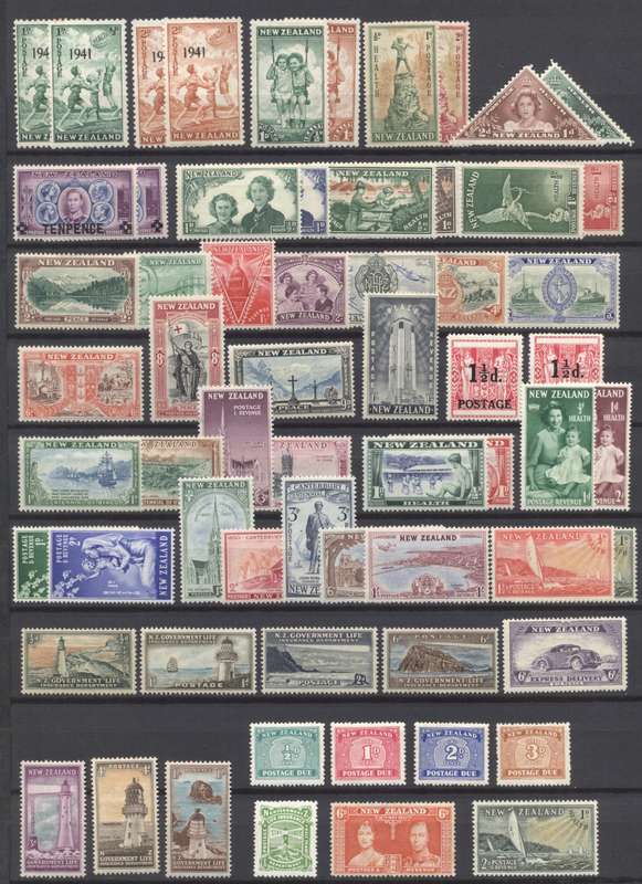 New Zealand all mint* Selection - see 2 scans