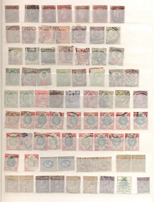 G.B. & some other commonwealth in 32 side Lighthouse Stockbook