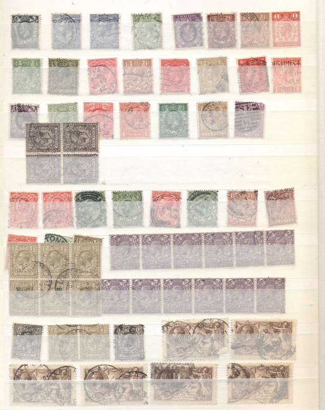 G.B. & some other commonwealth in 32 side Lighthouse Stockbook